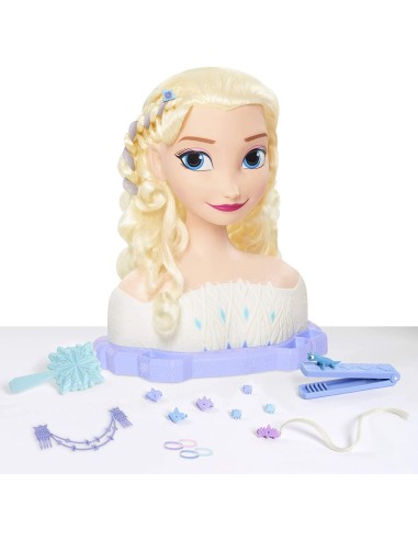 Frozen Elsa styling head - testa diverse acconciature GRAFRND6000 Grandi giochi | Futurartshop.com
