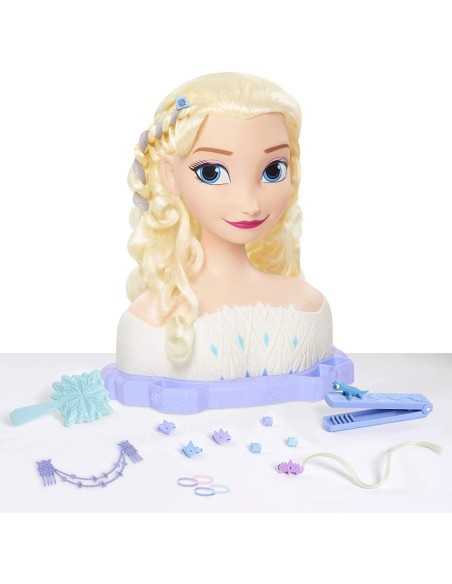 Frozen Elsa styling head - testa diverse acconciature GRAFRND6000 Grandi giochi | Futurartshop.com