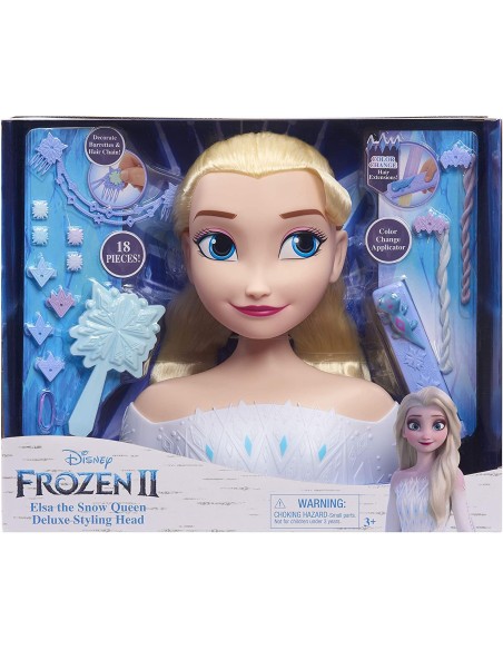 Frozen Elsa styling head - testa diverse acconciature GRAFRND6000 Grandi giochi | Futurartshop.com