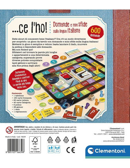 Board game-I got it CLE16639 Clementoni | Futurartshop.com