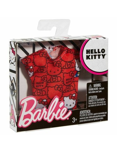 Barbie maglia rossa Hello Kitty FICFLP40/FLP41 Mattel | Futurartshop.com