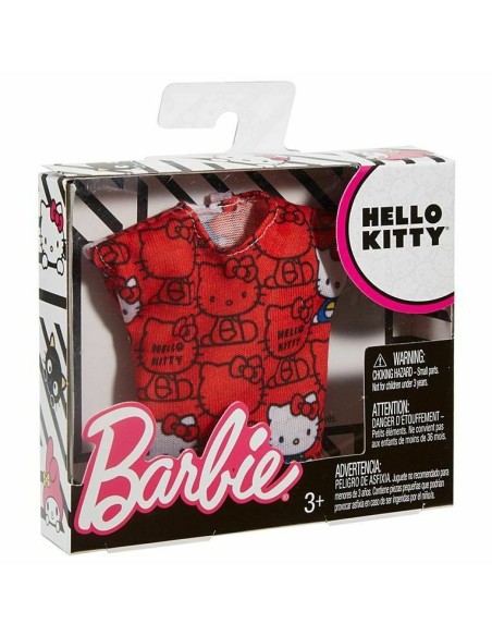 Barbie maglia rossa Hello Kitty FICFLP40/FLP41 Mattel | Futurartshop.com