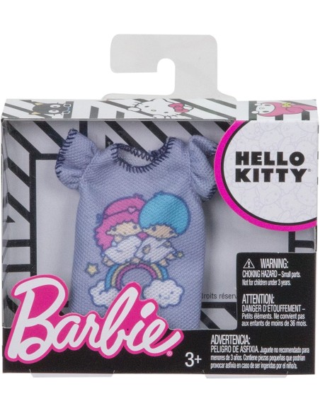 Barbie maglia con Kiki e Lala di Hello Kitty FICFLP40/FLP46 Mattel | Futurartshop.com