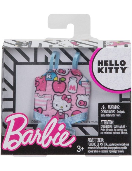 Barbie maglia rosa fantasiosa di Hello Kitty FICFLP40/FLP42 Mattel | Futurartshop.com