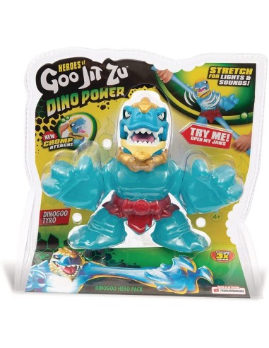 Goo Jit Zu-Dino Tyro power super elastic 20cm GRAGJT18000 Grandi giochi | Futurartshop.com