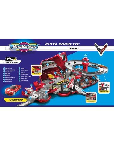 Micromachines - Corvette trasformabile in pista GRAMCM13000 Grandi giochi | Futurartshop.com