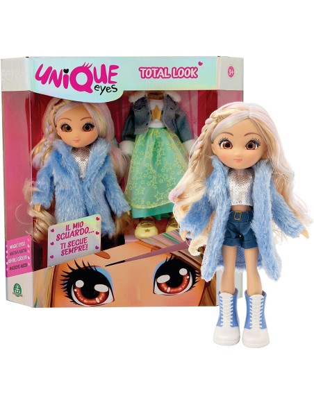 Unique eyes doll Rebecca fashion Total Look GIOMYM01000-2 Giochi Preziosi | Futurartshop.com
