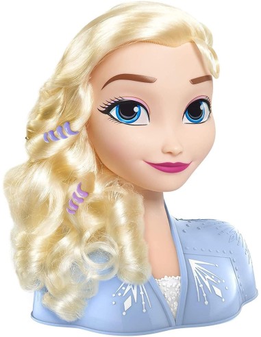 Frozen 2 Elsa Styling Head-different hairstyles 14 accessories GRAFRND2000 Grandi giochi | Futurartshop.com