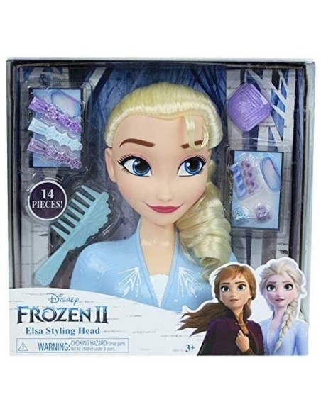 Frozen 2 Elsa Styling Head - diverse acconciature 14 accessori Testa GRAFRND2000 Grandi giochi | Futurartshop.com