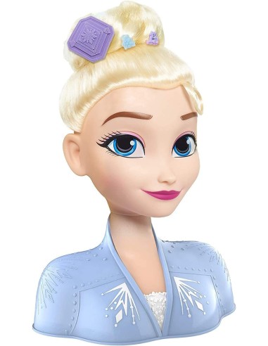 Frozen 2 Elsa Styling Head-different hairstyles 14 accessories GRAFRND2000 Grandi giochi | Futurartshop.com
