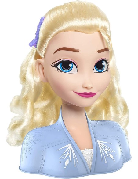Frozen 2 Elsa Styling Head-different hairstyles 14 accessories GRAFRND2000 Grandi giochi | Futurartshop.com