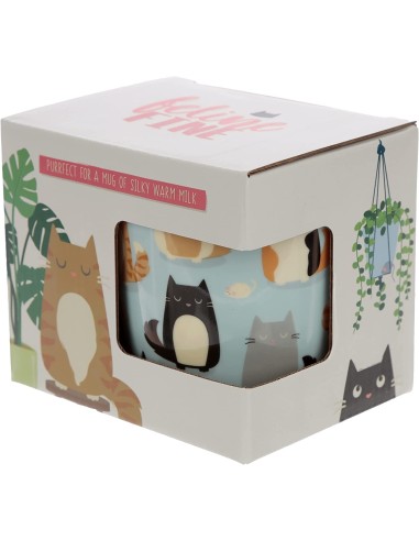 Tazza in porcellana con gatti - 350 ml PUCMUG266 Futurart | Futurartshop.com