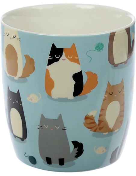 Tazza in porcellana con gatti - 350 ml PUCMUG266 Futurart | Futurartshop.com
