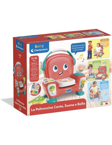 Baby Musical Chair Sings Plays Dances Interactive 12M+ CLE17678 Clementoni | Futurartshop.com