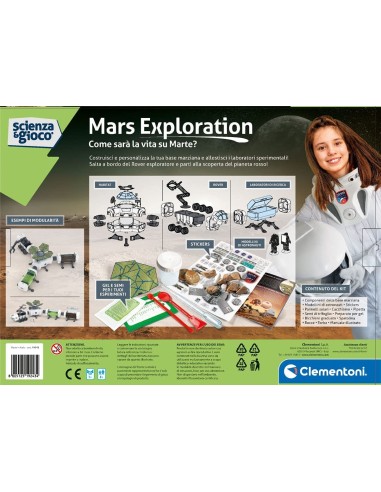 Science and Game-Mars Exploration NASA Space Base CLE19243 Clementoni | Futurartshop.com