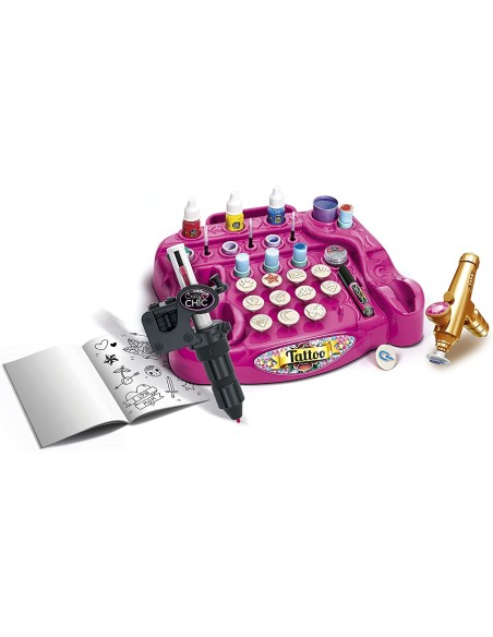 Crazy Chic Tattoo Studio-tattoo kits CLE18602 Clementoni | Futurartshop.com