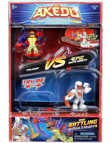 Akedo Ultimate Arcade Warriors - confezione 2 personaggi assortiti GIOAKE01000 Giochi Preziosi | Futurartshop.com