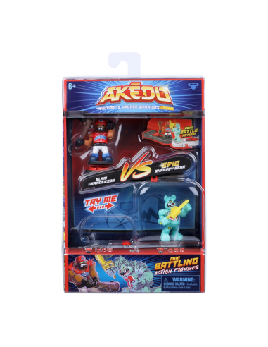 Akedo Ultimate Arcade Warriors - confezione 2 personaggi assortiti GIOAKE01000 Giochi Preziosi | Futurartshop.com