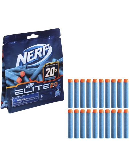 Nerf Elite 2.0 confezione con 20 dardi HASF0040 Hasbro | Futurartshop.com