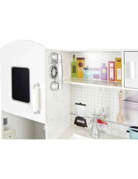 Multifunction wooden kitchen with accessories 103 cm TEO40606 Teorema | Futurartshop.com