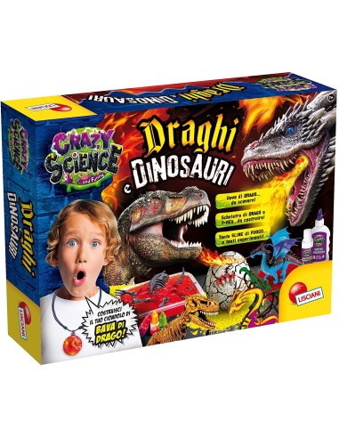 Crazy Science Draghi e Dinosauri LIS89390 Lisciani | Futurartshop.com