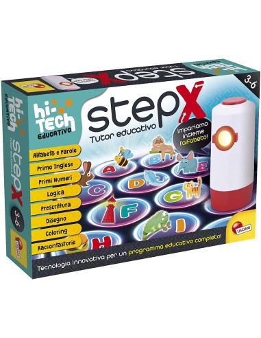 Step X - Tutor Educativo per imparare a leggere e scrivere LIS88768 Lisciani | Futurartshop.com