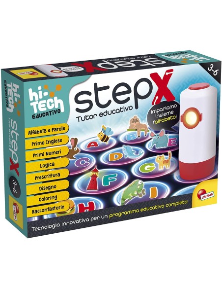 Step X - Tutor Educativo per imparare a leggere e scrivere LIS88768 Lisciani | Futurartshop.com