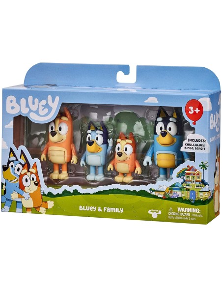 Bluey confezione 4 personaggi - assortiti GIOBLY01000 Giochi Preziosi | Futurartshop.com