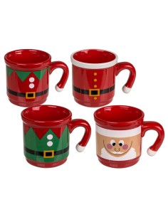 Tazza in ceramica con motivi natalizi 300 ml - 4 modelli OTB946201 Out of The Blue | Futurartshop.com