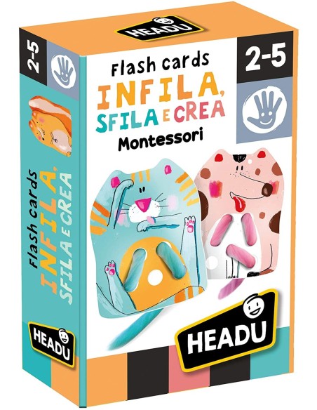 Flashcards tucks parades and Crea-Montessori HEAIT27811 Headu | Futurartshop.com