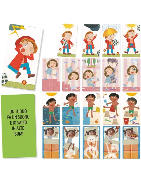 Flashcards Bambini coraggiosi HEAIT27866 Headu | Futurartshop.com
