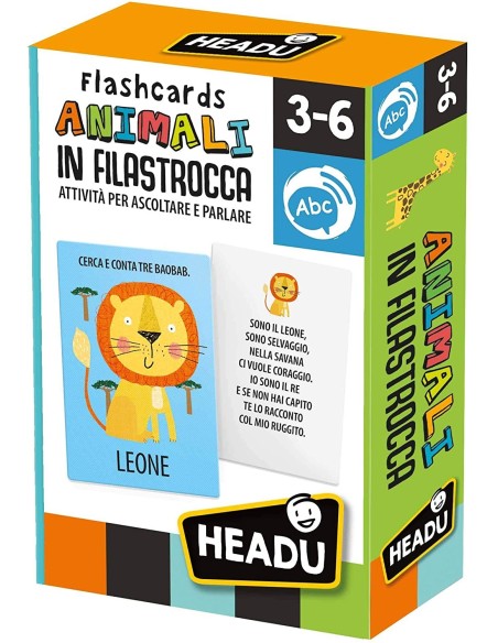 Animal flashcards in nursery rhyme HEAIT27828 Headu | Futurartshop.com