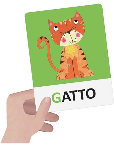 Flashcards Alfabeto tattile e fonetico HEAIT23752 Headu | Futurartshop.com