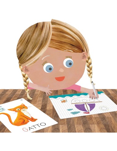 Flashcards Lavagnette leggo e scrivo HEAIT23769 Headu | Futurartshop.com
