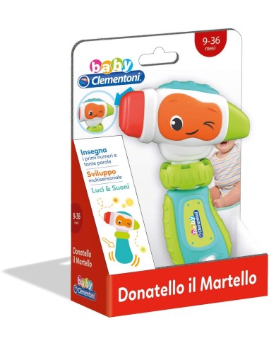 Baby Clementoni - Donatello il Martello interattivo CLE17327 Clementoni | Futurartshop.com