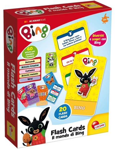Bing Flash Cards - il mondo di Bing TCS81073 Lisciani | Futurartshop.com