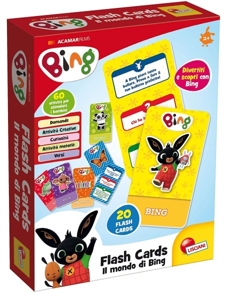 Bing Flash Cards-the world of Bing TCS81073 Lisciani | Futurartshop.com