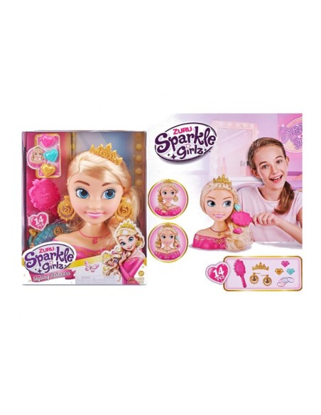Sparkle Girlz - testa per acconciature magiche MAG10097 Zuru | Futurartshop.com