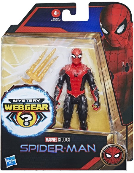 Spider-Man Mystery Web Gear with red and black suit 15 cm HASF2031/F1912 Hasbro | Futurartshop.com