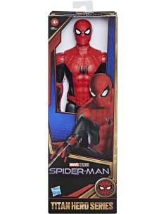 Spider-Man Titan Hero con nuova tuta rossa e nera 30 cm HASF0233/F2052 Hasbro | Futurartshop.com