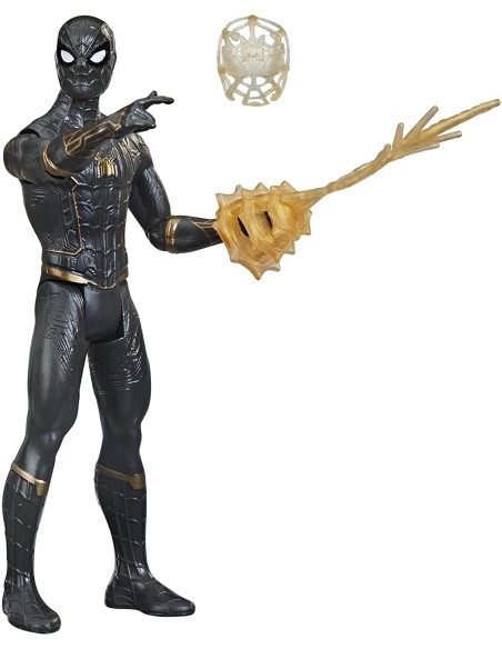Spider-Man with black and gold armor-Mystery Web Gear 15 cm HASF0231/F1913 Hasbro | Futurartshop.com