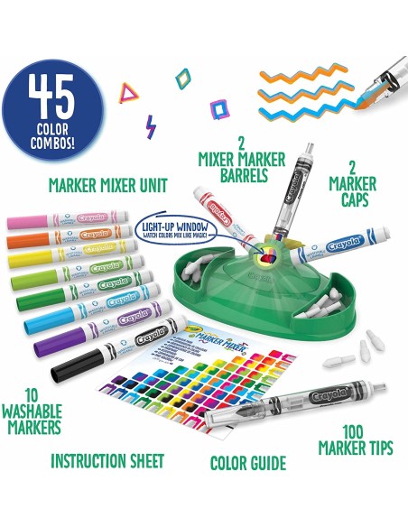 Laboratorio dei pennarelli arcobaleno CRA74-7460 Crayola | Futurartshop.com