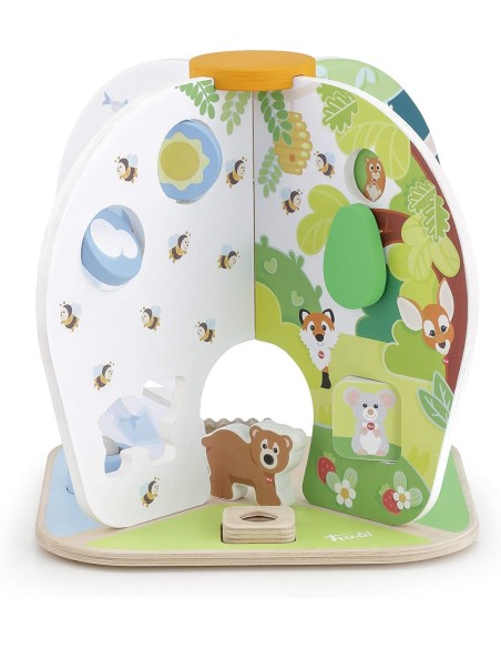 Sevi-globetrotting multi-activity in wood TRU88007 Trudi | Futurartshop.com