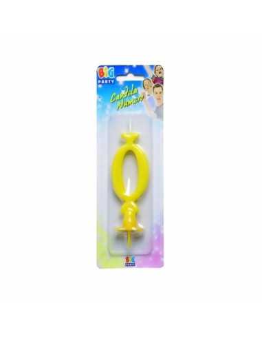 Candela Maxi Numero 0 Gialla BIM0002391 Como Giochi  | Futurartshop.com