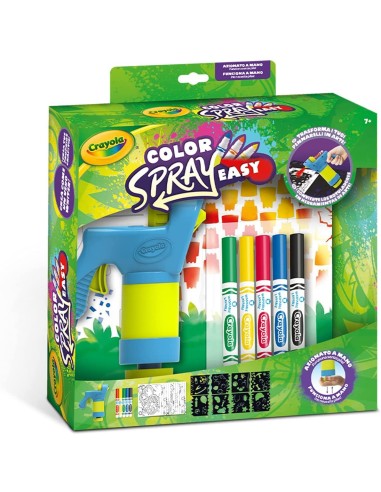 Color Spray Easy con 5 pennarelli CRA25-7494 Crayola | Futurartshop.com