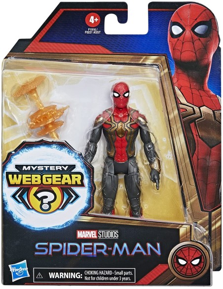 Spider-Man Mystery Web Gear personaggio Iron Spider - 15 cm HASF0231/F1916 Hasbro | Futurartshop.com