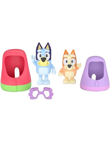 Bluey-Bluey and Bingo characters dressed as grannies GIOBLY00000-2 Giochi Preziosi | Futurartshop.com