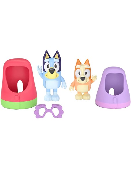 Bluey-Bluey and Bingo characters dressed as grannies GIOBLY00000-2 Giochi Preziosi | Futurartshop.com