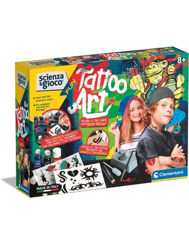 Scienza e Gioco - Tattoo Art Laboratorio dei tatuaggi CLE19254 Clementoni | Futurartshop.com