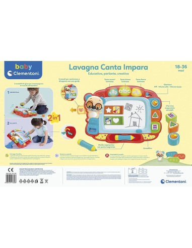 Baby Clem - Lavagna Canta Impara CLE17658 Clementoni | Futurartshop.com